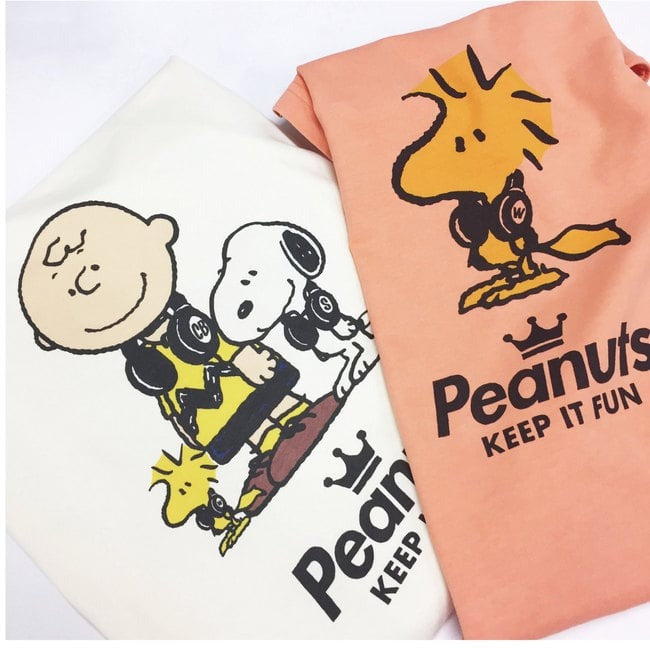 オラフ 半袖 Tシャツ ピグメント 音楽 ヘッドフォン 夏 フェス サークル ストリート メンズ レディース スヌーピー SNOOPY BIG 大きい サイズ S M L LL 3L 4L キャラクター グッズ 大人向け spc-lm-6