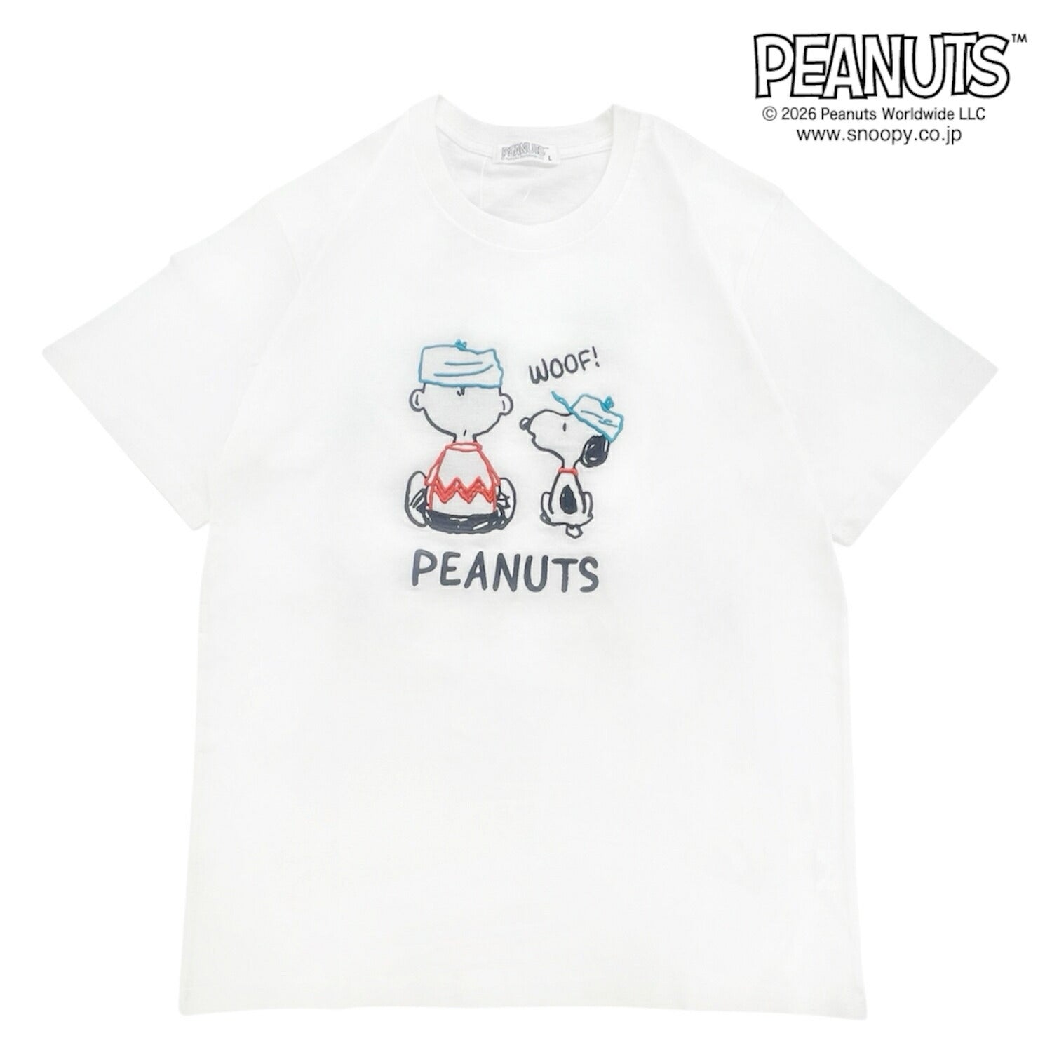 スヌーピー 半袖 Tシャツ 天竺 刺繍 メンズ レディース ジョー・クール チャーリー・ブラウン SNOOPY PEANUTS JOE COOL s1162-99