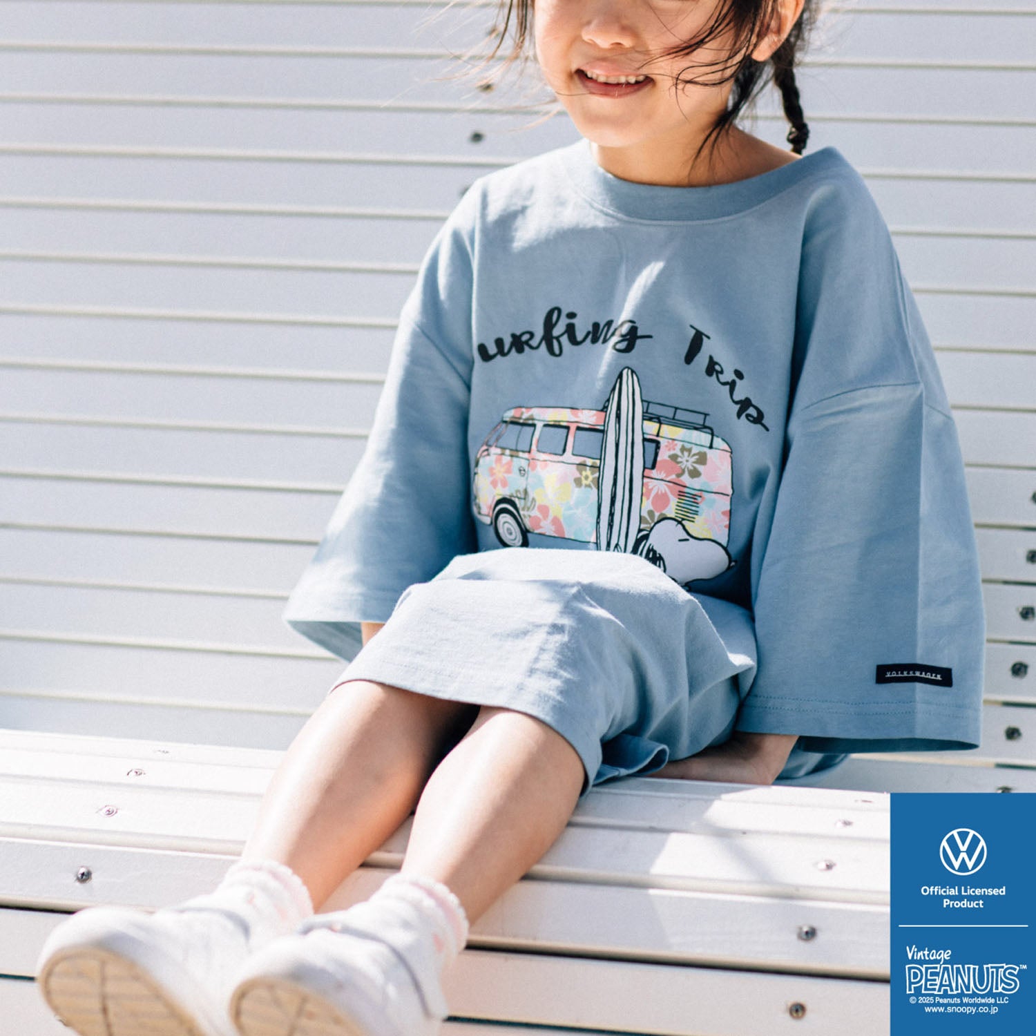 スヌーピー Tシャツ 半袖 フォルクスワーゲン トップス 大人 ペアルック 車 SNOOPY PEANUTS Volkswagen svw1142-266