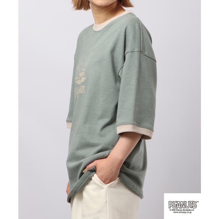 スヌーピー フレンズ ドロップショルダー SNOOPY PEANUTS 半袖 Tシャツ プリントTシャツ s1132-181sp