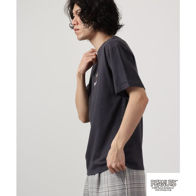 スヌーピー オラフ チャーリーブラウン Tシャツ 半袖 刺繍 SNOOPY PEANUTS s1132-153sp