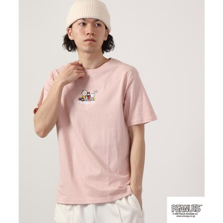 スヌーピー オラフ チャーリーブラウン Tシャツ 半袖 刺繍 SNOOPY PEANUTS s1132-153sp