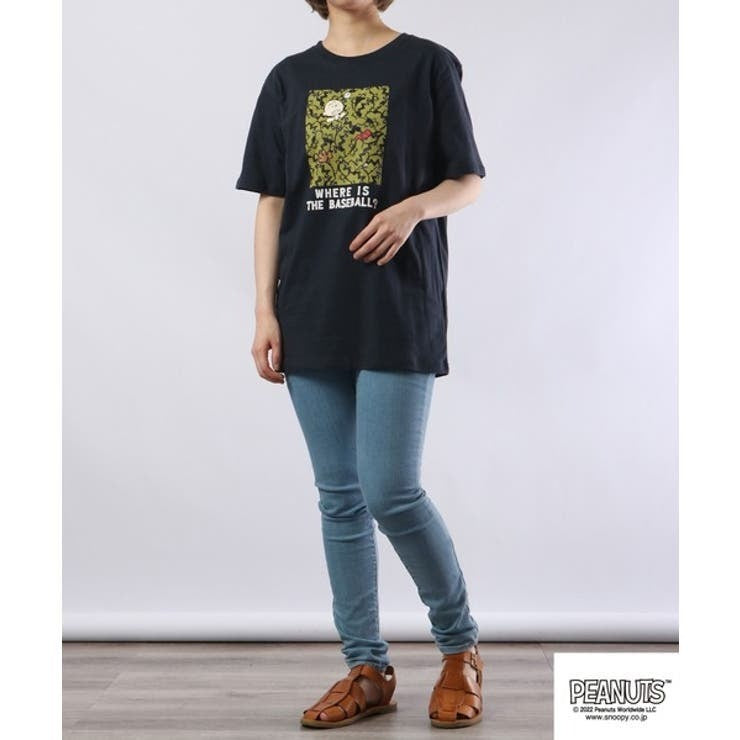スヌーピー チャーリーブラウン Tシャツ 半袖 プリント SNOOPY PEANUTS s1132-148sp