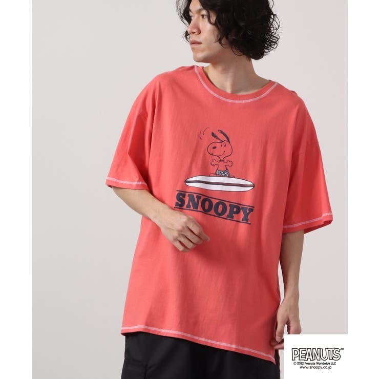 スヌーピー Tシャツ 半袖 サーフ 夏 プリント SNOOPY PEANUTS s1132-160sp