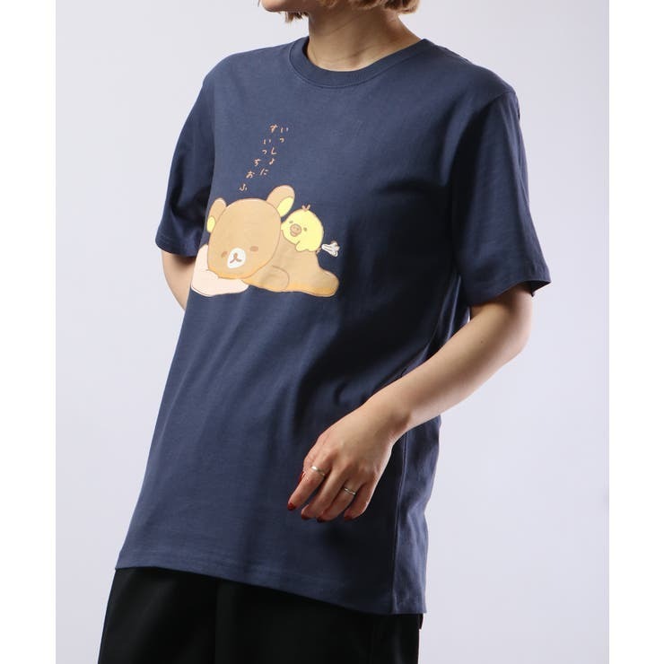 リラックマ サンエックス Tシャツ 半袖 プリント トップス San-X rk1132-244