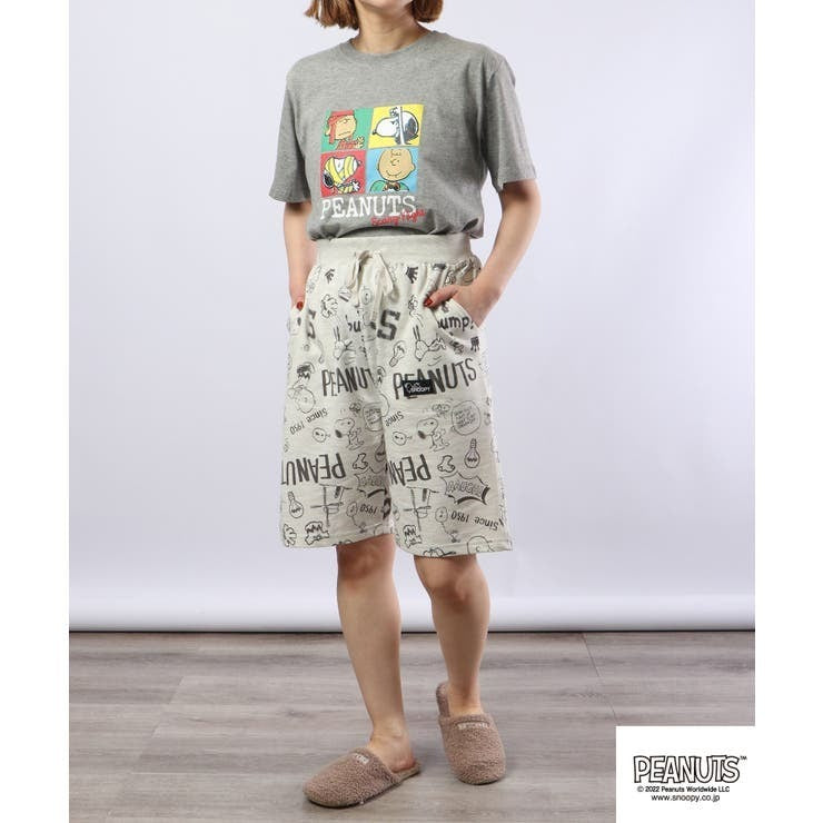 スヌーピー トップス Tシャツ 半袖 プリント チャーリーブラウン カラフル ホラー ハロウィン モンスター SNOOPY PEANUTS s1132-158sp