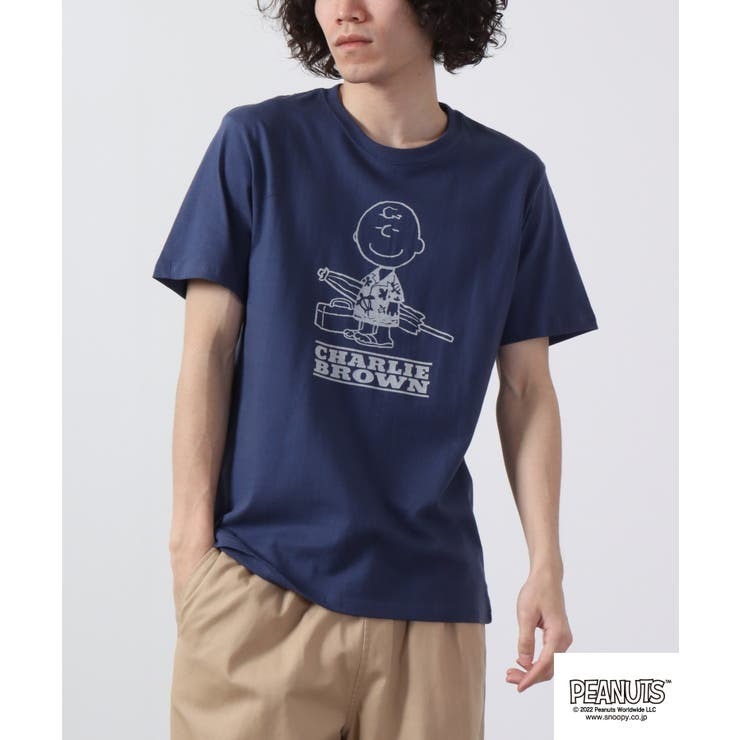 チャーリーブラウン ウッドストック Tシャツ トップス 半袖 ハワイアン SNOOPY PEANUTS s1132-163sp