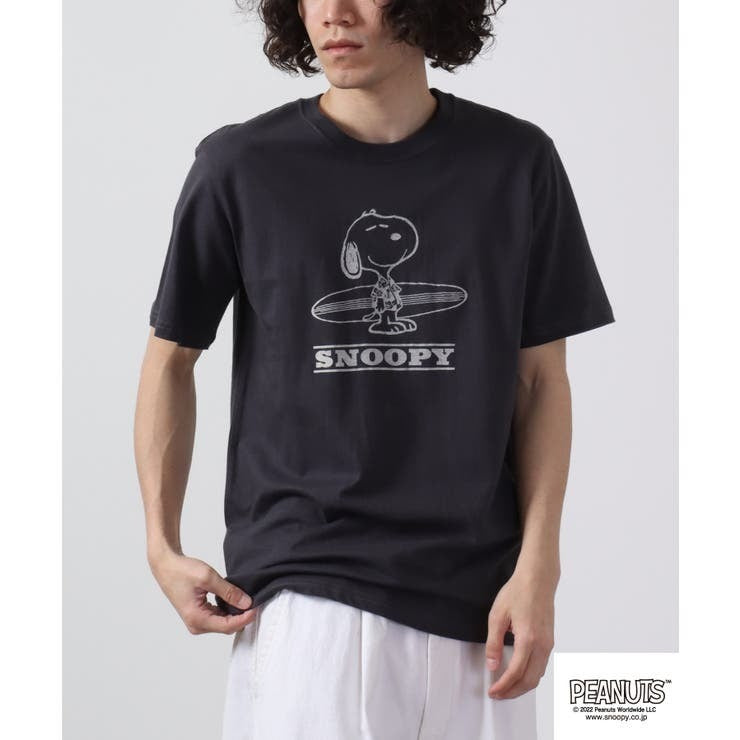 スヌーピー Tシャツ トップス 半袖 ハワイアン プリント SNOOPY PEANUTS s1132-162sp