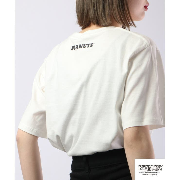 スヌーピー Tシャツ トップス アロハ プリント 半袖 ロゴ サマー 夏 SNOOPY PEANUTS s1132-164sp