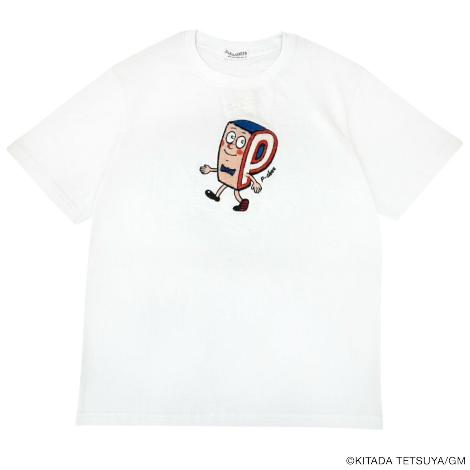 P-CHAN サガラ刺繍デザイン 半袖Tシャツ 立体感 刺繍 綿100% カジュアル デイリー使い 通勤 通学 メンズ レディース兼用 al1162-297
