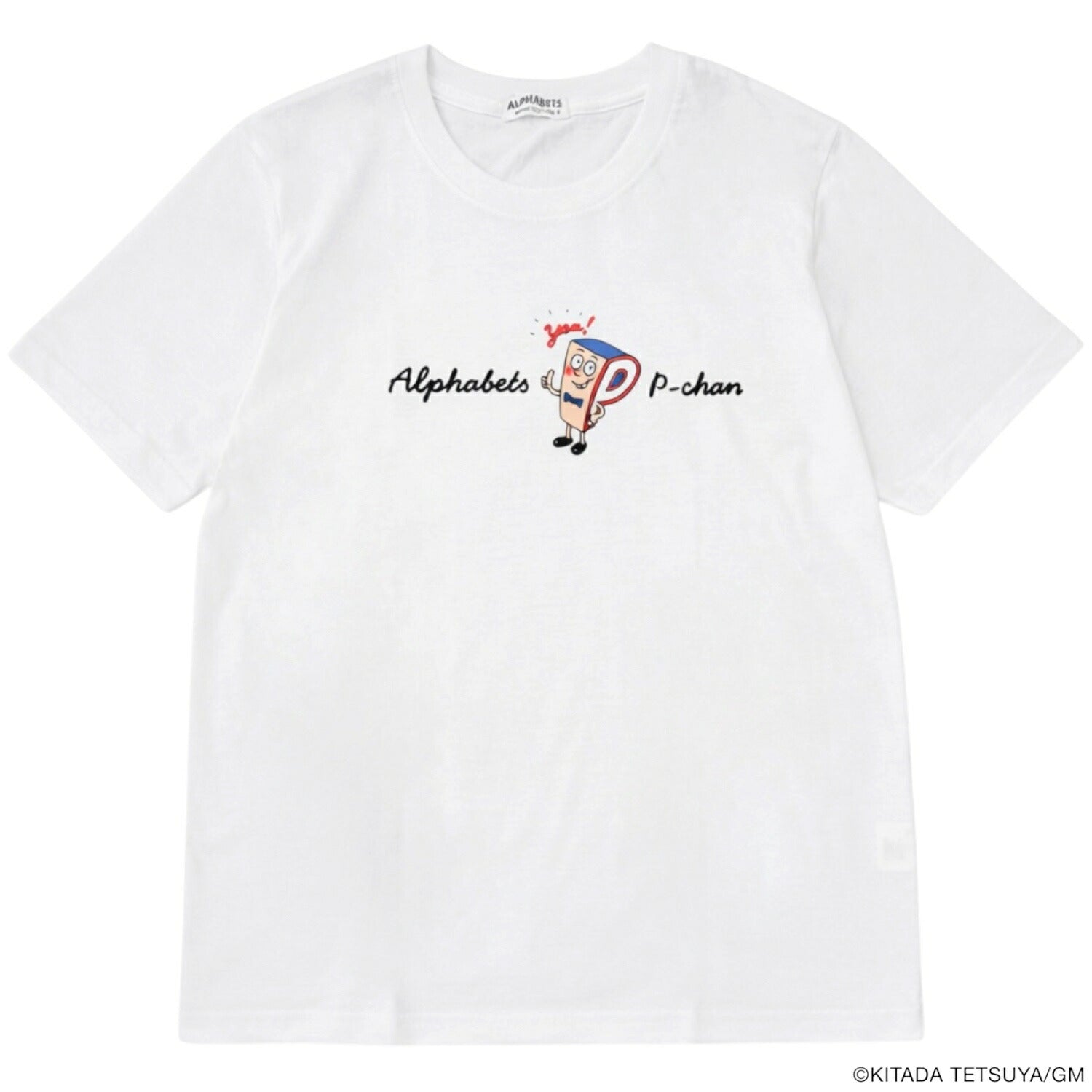 P-CHAN ロゴプリントTシャツ メンズ レディース 半袖 綿100% キャラクターT カジュアル トップス 春夏 ユニセックス al1162-299