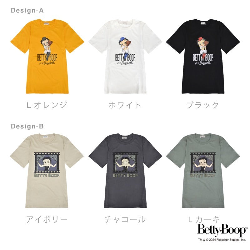 ベティー ブープ Tシャツ 半袖 プリント キャラクター トップス ベティーちゃん be1142-209