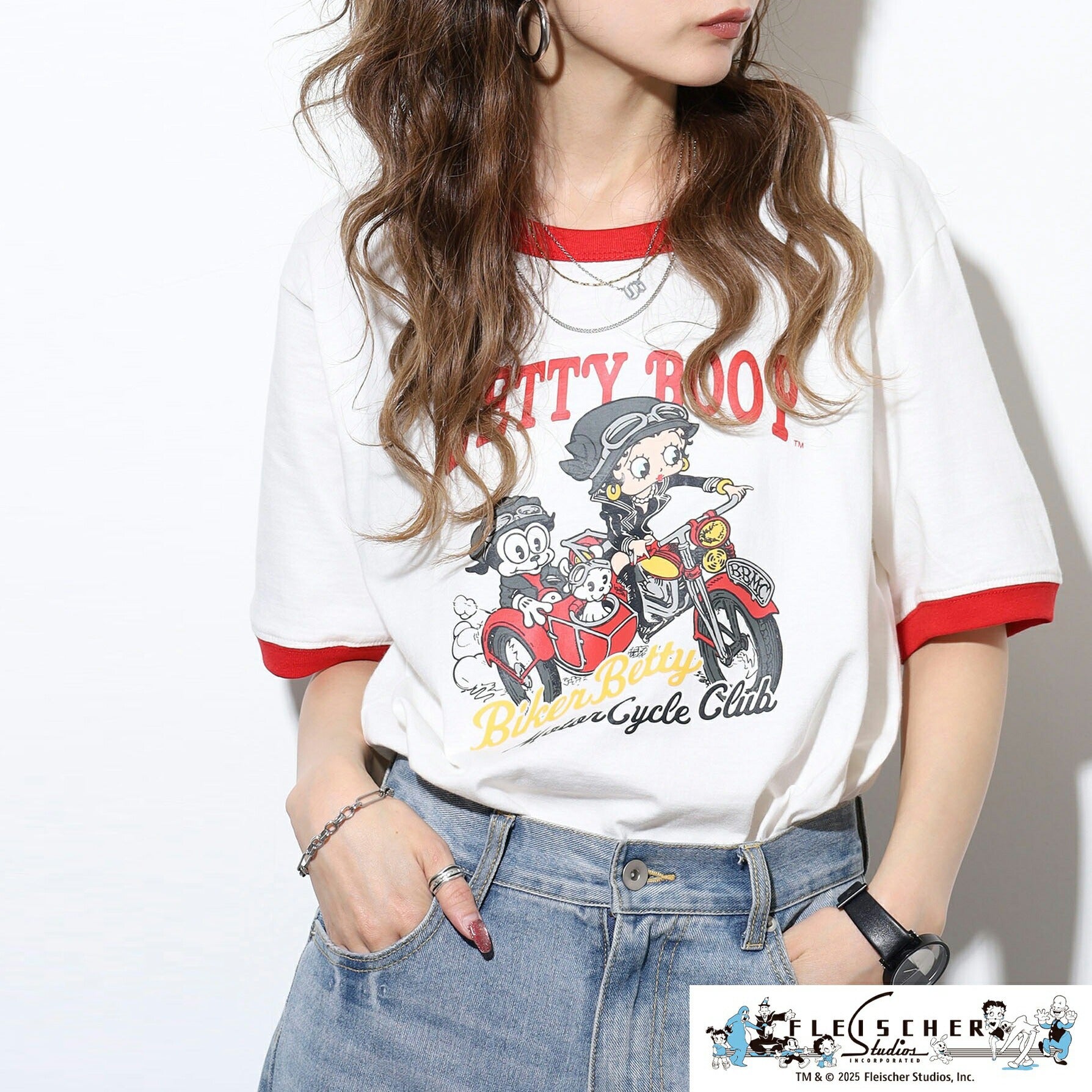 ベティー ブープ Tシャツ 半袖 プリント トップス BETTY BOOP メンズ レディース be1152-195