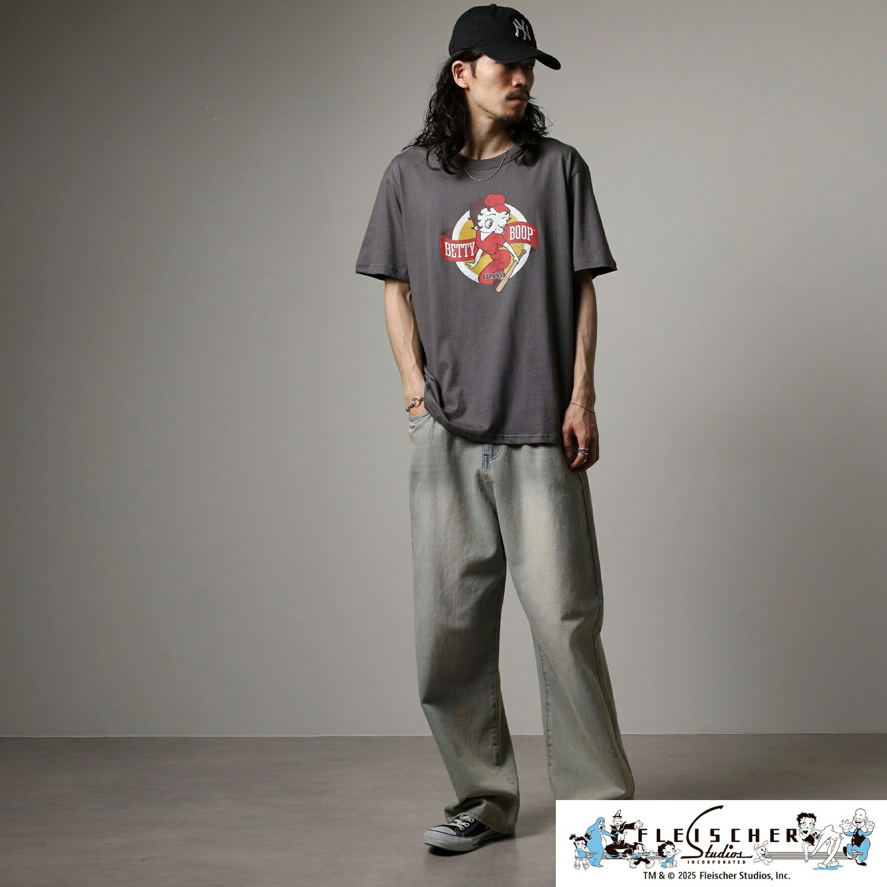 ベティー ブープ Tシャツ 半袖 プリント トップス BETTY BOOP メンズ レディース be1152-195