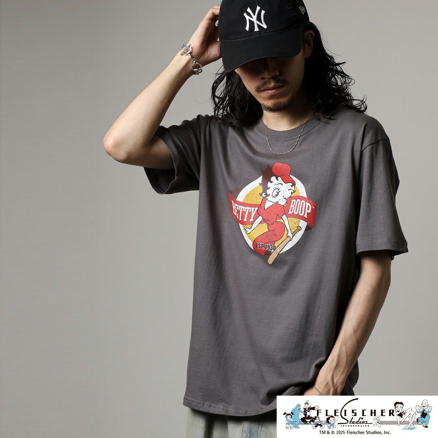 ベティー ブープ Tシャツ 半袖 プリント トップス BETTY BOOP メンズ レディース be1152-195