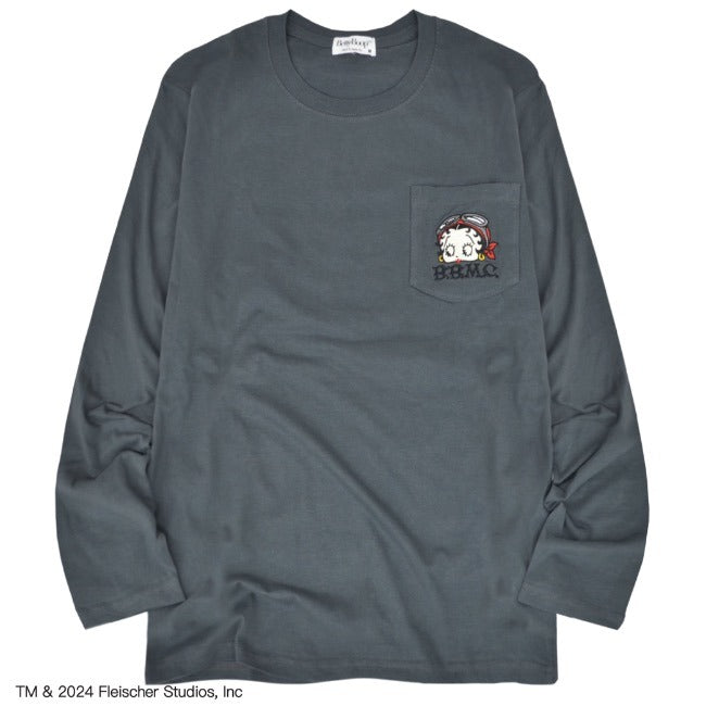 ベティ 長袖 Tシャツ 春秋 カジュアル ベティブープ アメカジ キャラクター be1241-13