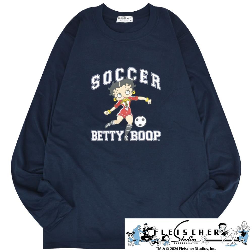 ベティー ブープ Tシャツ 長袖 ロンT BETTY BOOP プリント メンズ レディース be1243-37