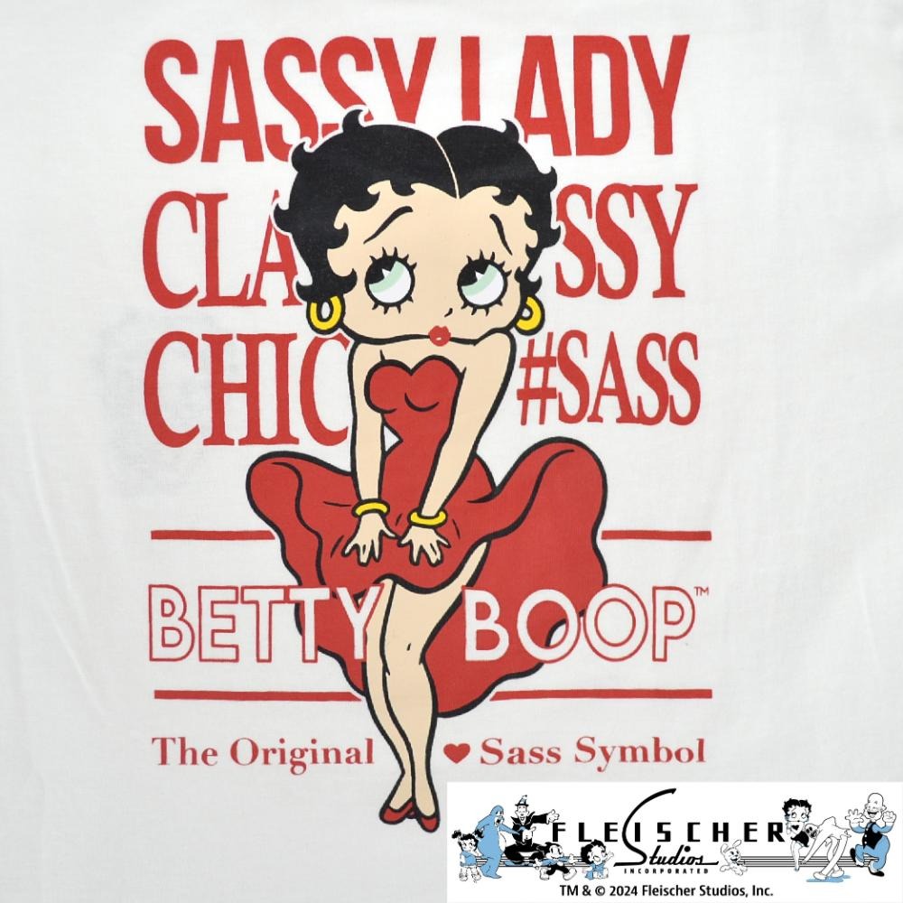 ベティー ブープ Tシャツ 長袖 ロンT BETTY BOOP プリント メンズ レディース be1243-37