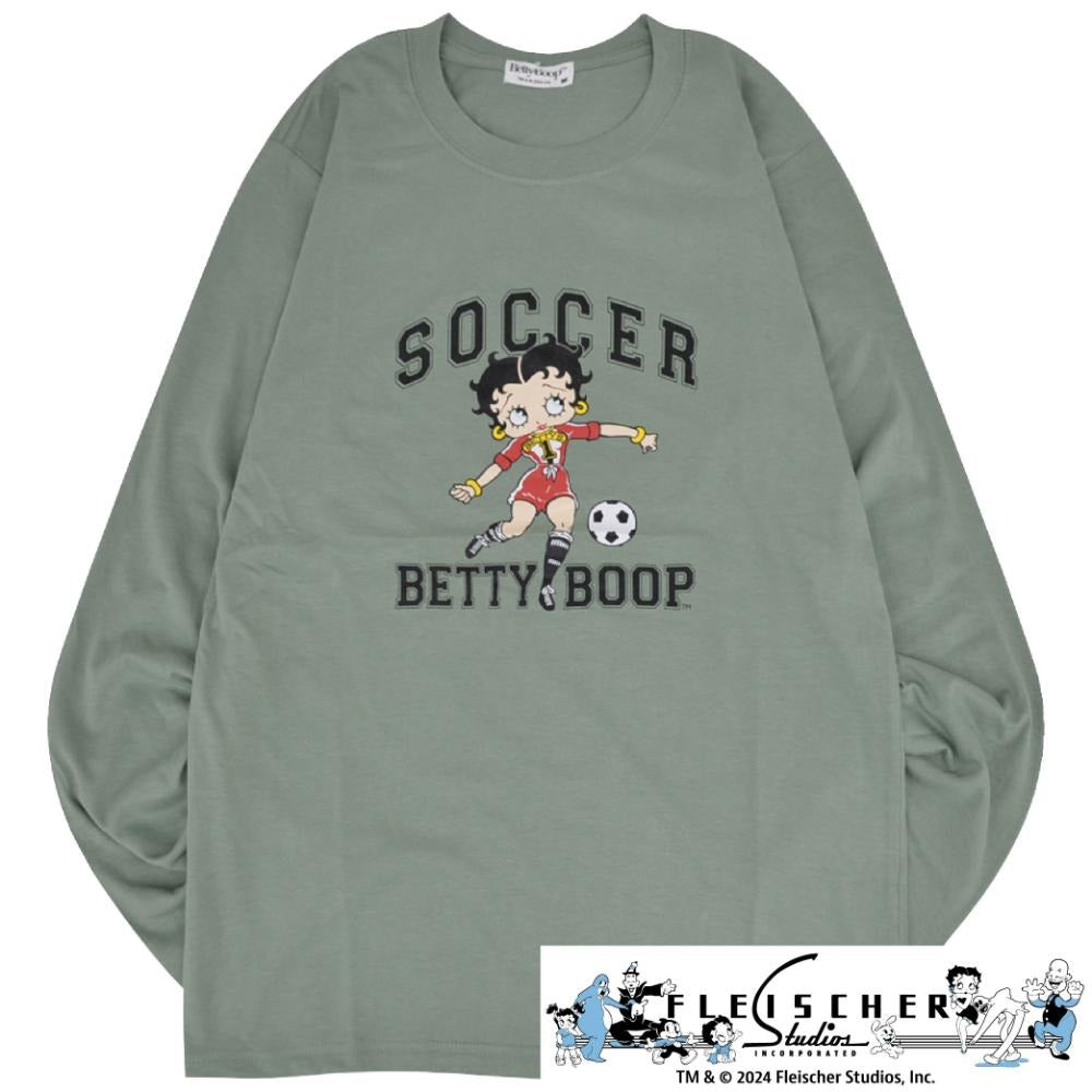 ベティー ブープ Tシャツ 長袖 ロンT BETTY BOOP プリント メンズ レディース be1243-37