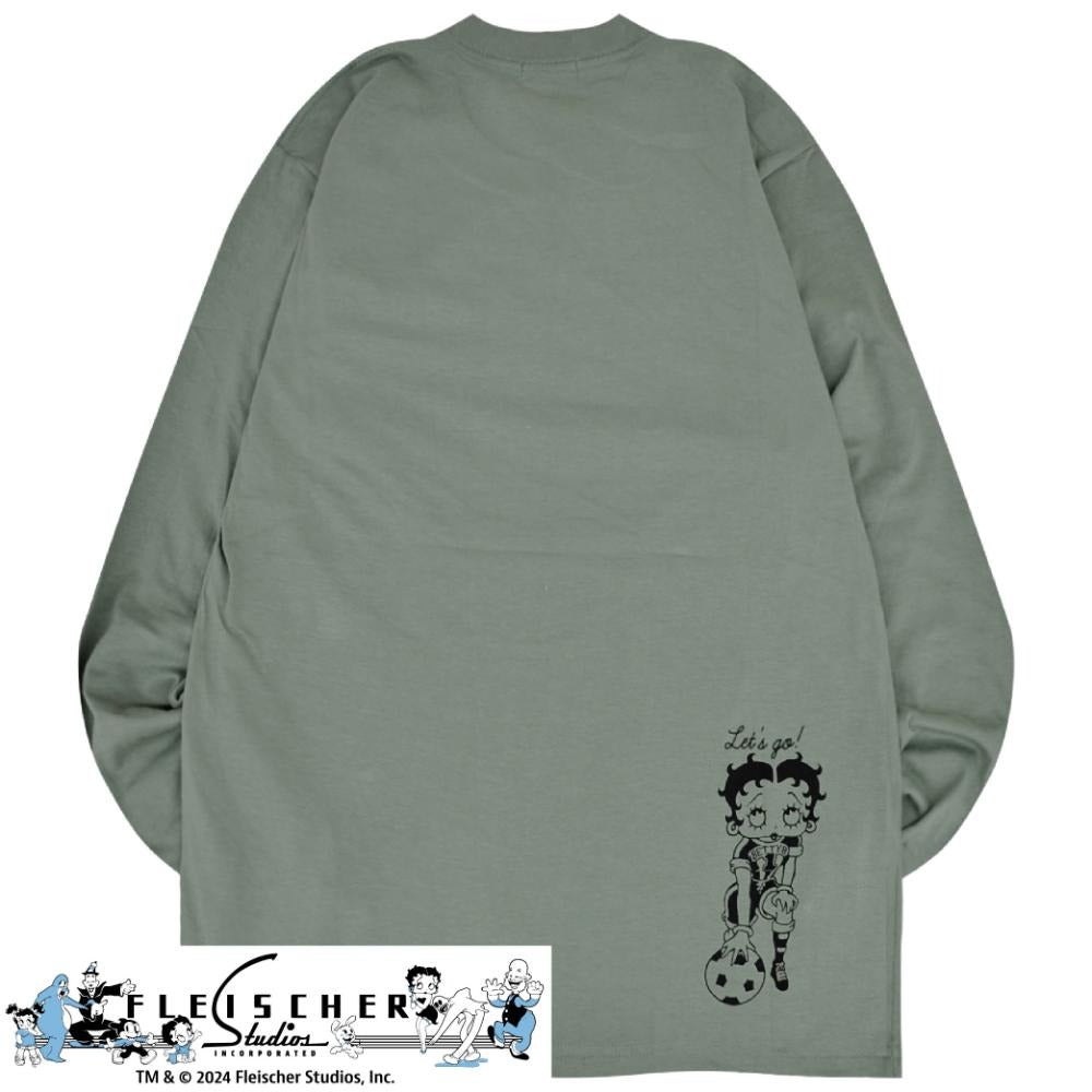 ベティー ブープ Tシャツ 長袖 ロンT BETTY BOOP プリント メンズ レディース be1243-37