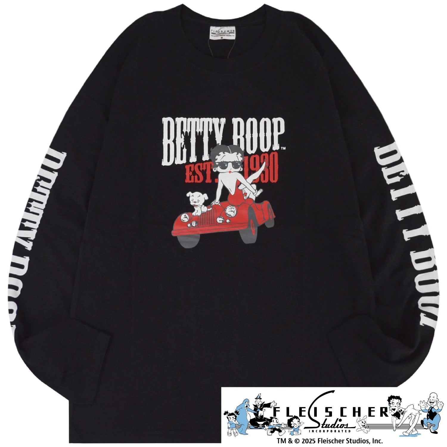 ベティー ブープ Tシャツ 長袖 ロンT BETTY BOOP プリント メンズ レディース be1251-10