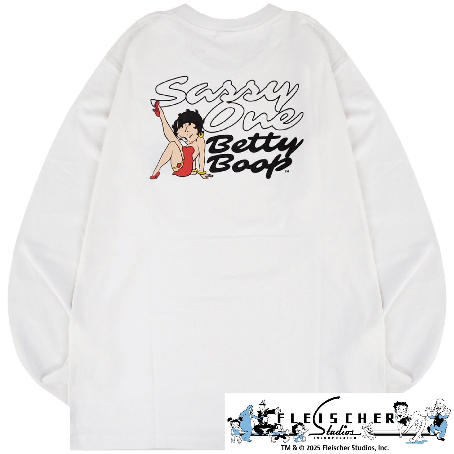 ベティー ブープ Tシャツ 長袖 ロンT BETTY BOOP プリント メンズ レディース be1251-10
