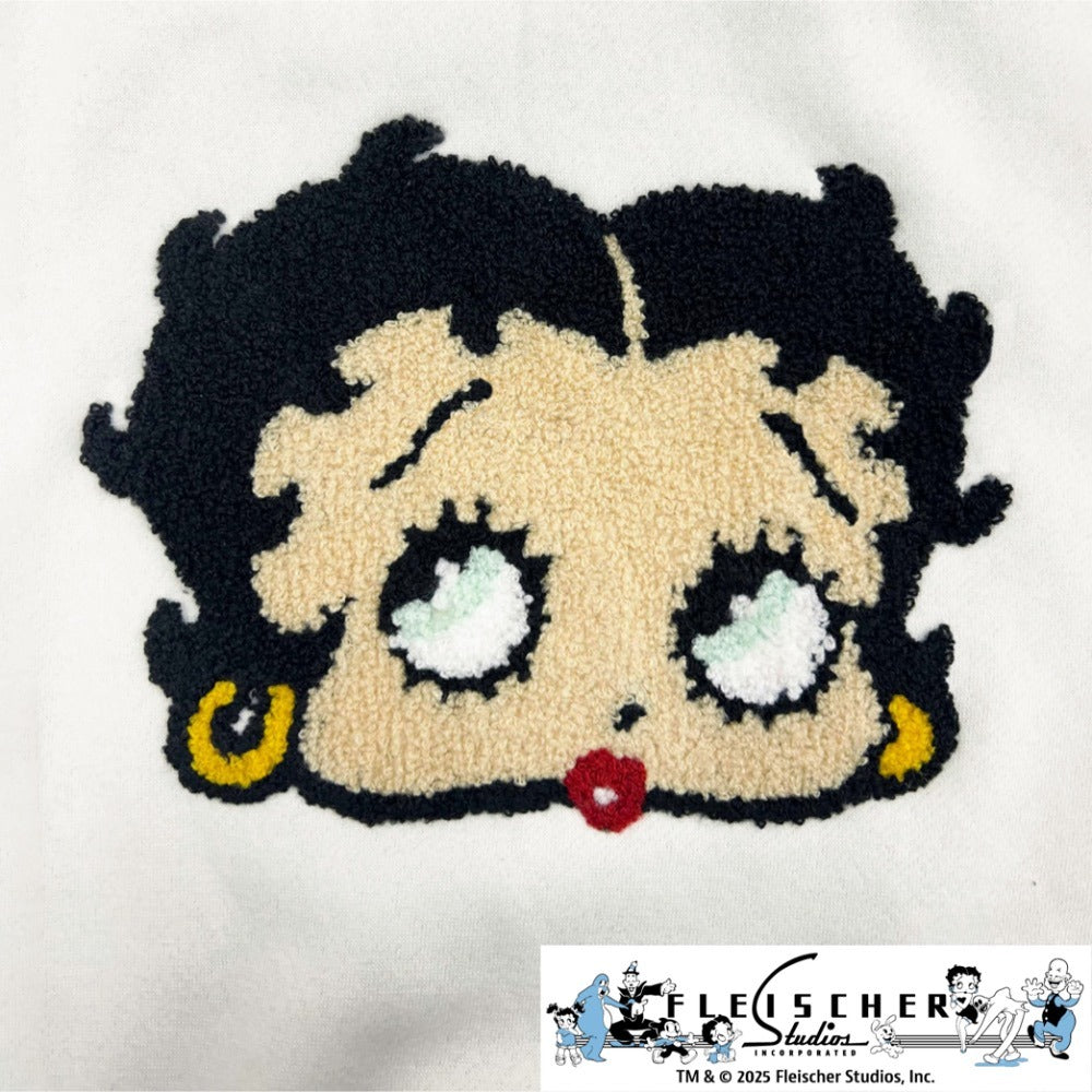 ベティー ブープ パーカー 裏起毛 オーバーサイズ 刺繍 ロゴ BETTY BOOP メンズ レディース be1344-168