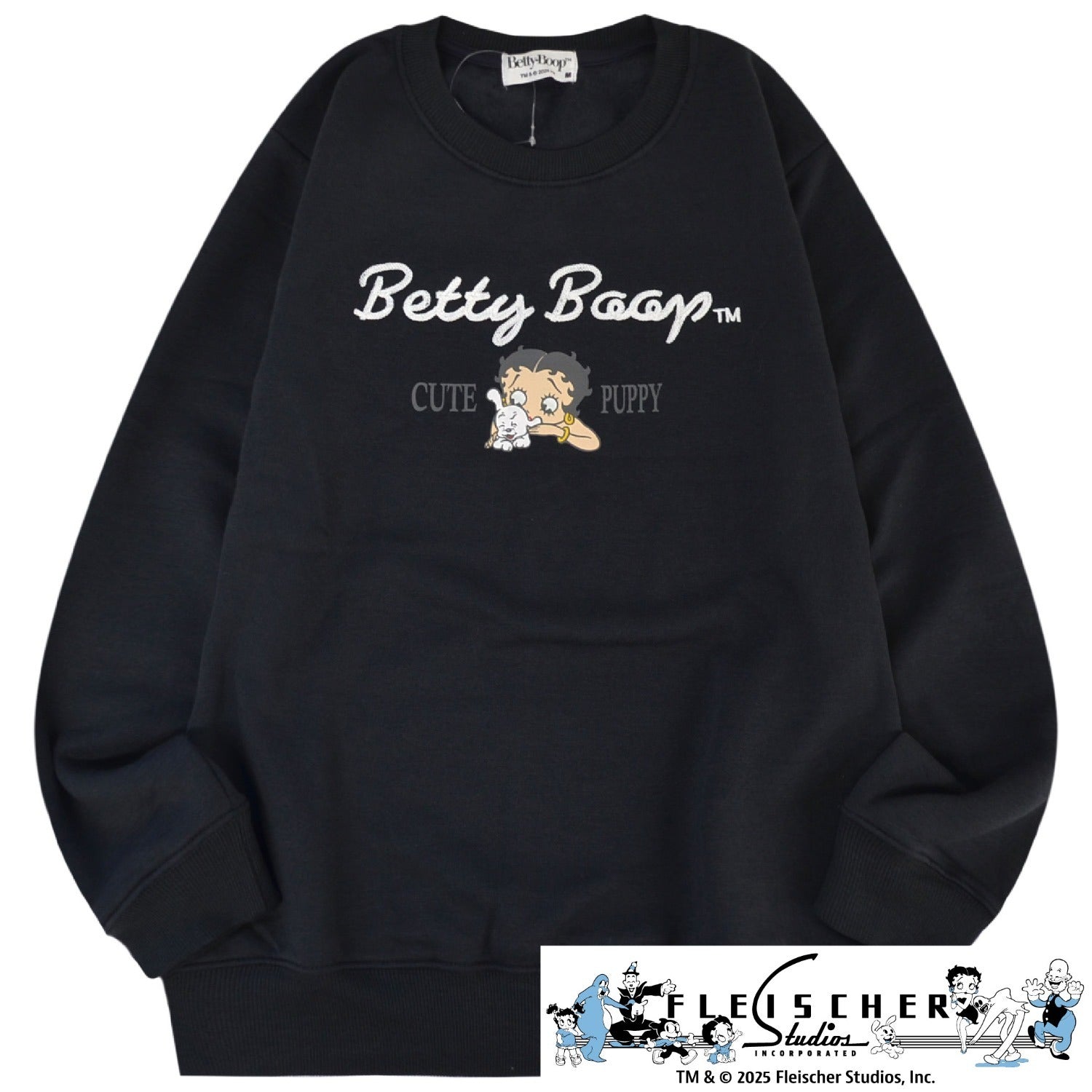 ベティー ブープ トレーナー 裏起毛 刺繍 ロゴ BETTY BOOP メンズ レディース be1344-70