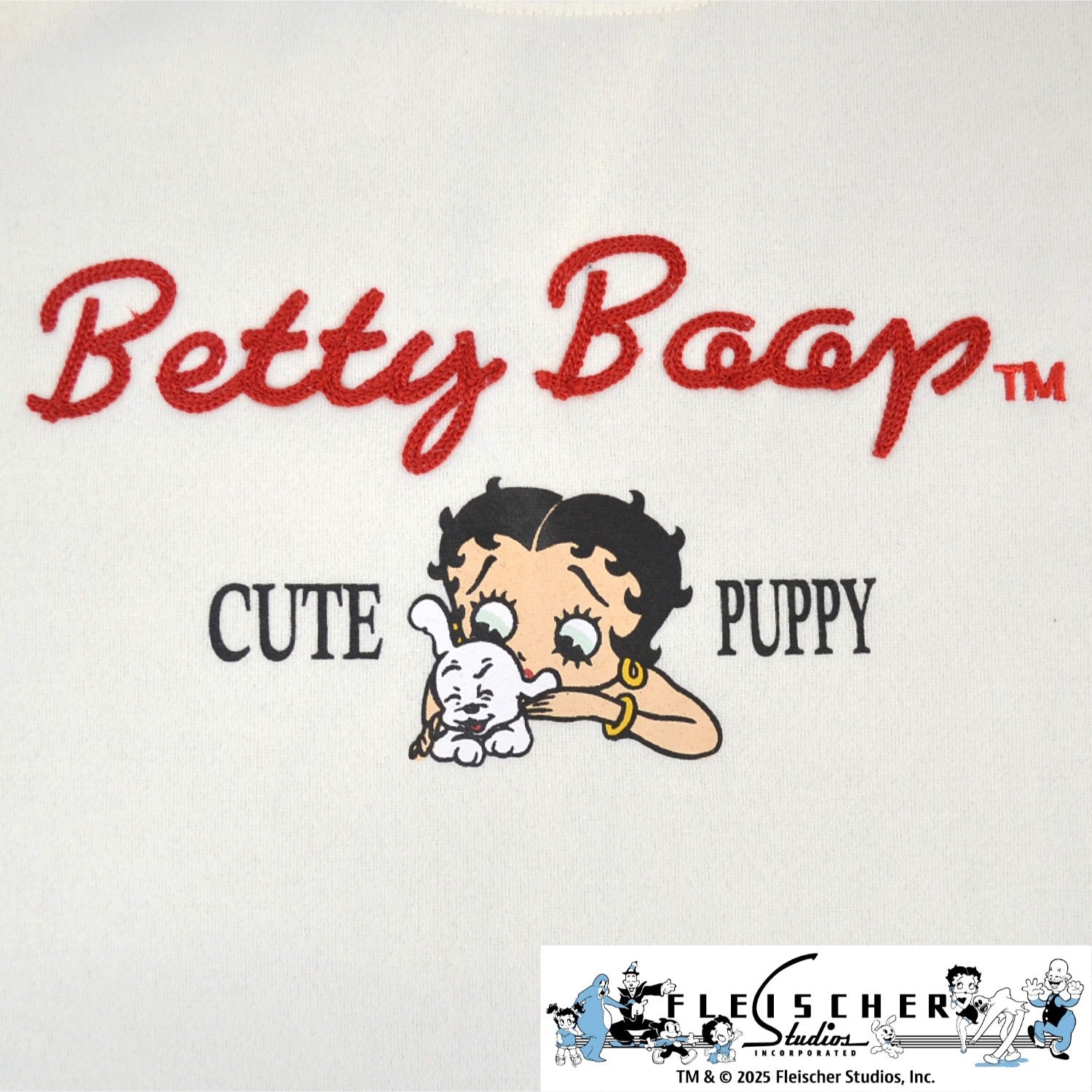 ベティー ブープ トレーナー 裏起毛 刺繍 ロゴ BETTY BOOP メンズ レディース be1344-70
