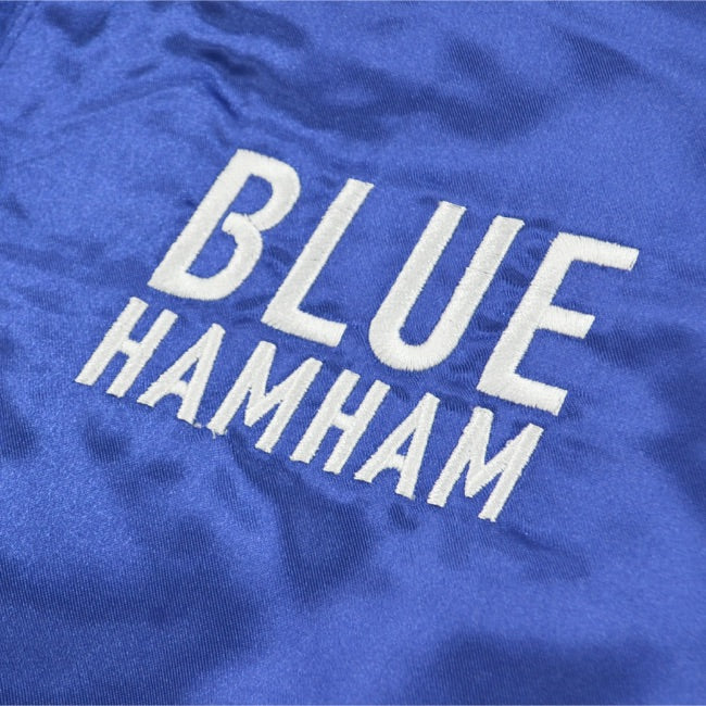 ブルーハムハム スカジャン アウター 刺繍 SNS 長袖 スペース ハムスター M L LL bh1823-686