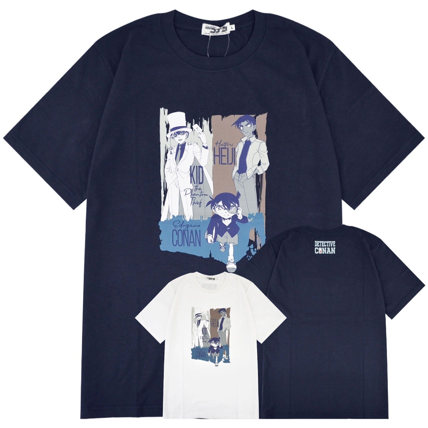 名探偵コナン Tシャツ 半袖 トップス プリント アニメ 漫画 怪盗キッド 服部平次 cn1142-178th