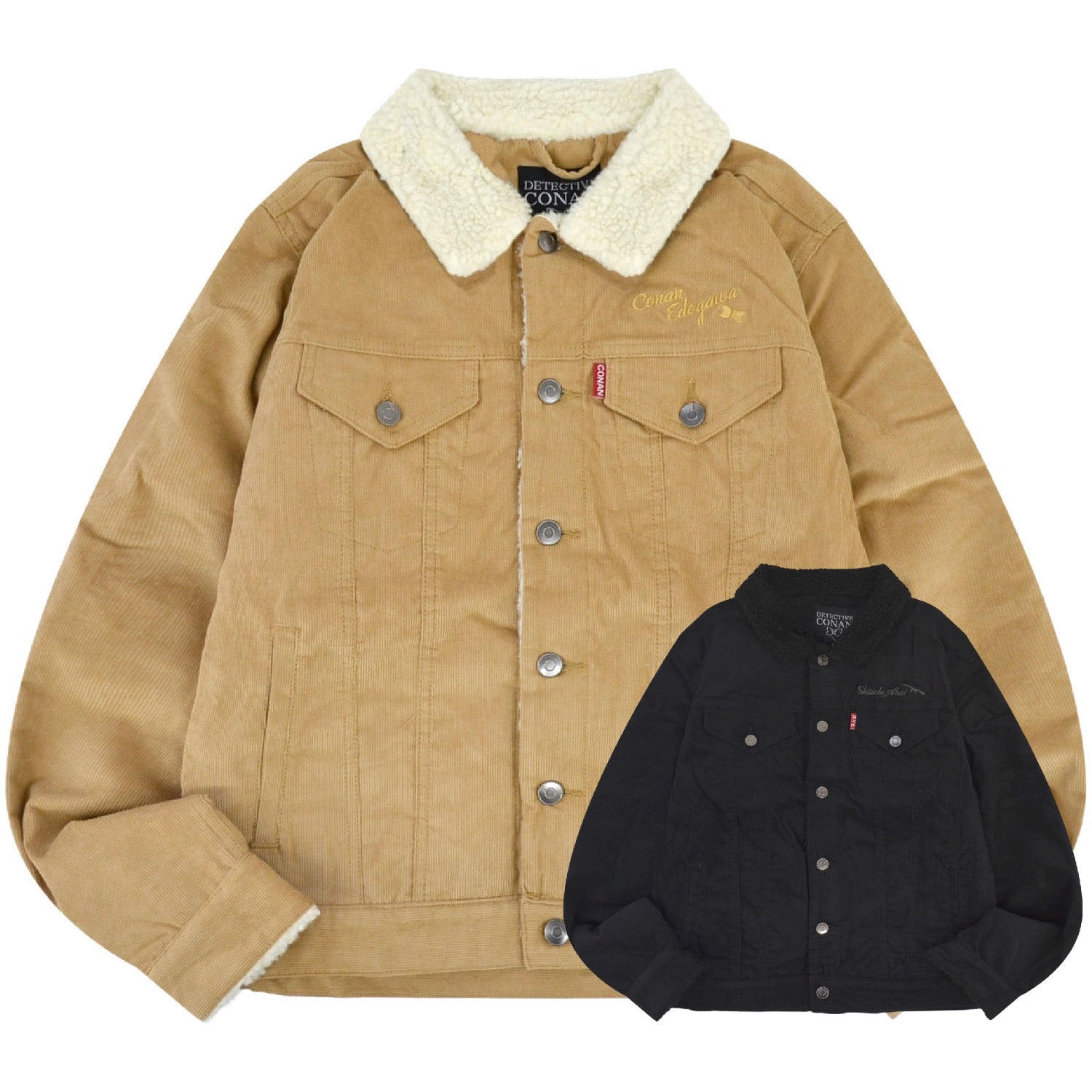 名探偵コナン コーデュロイ ボア ジャケット アウター 秋冬 cn1894-713