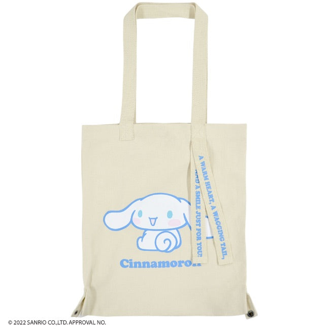 シナモロール トート バケット バッグ 2WAY お買い物袋 エコバッグ グッズ サンリオ キャラクターズ cr-1000