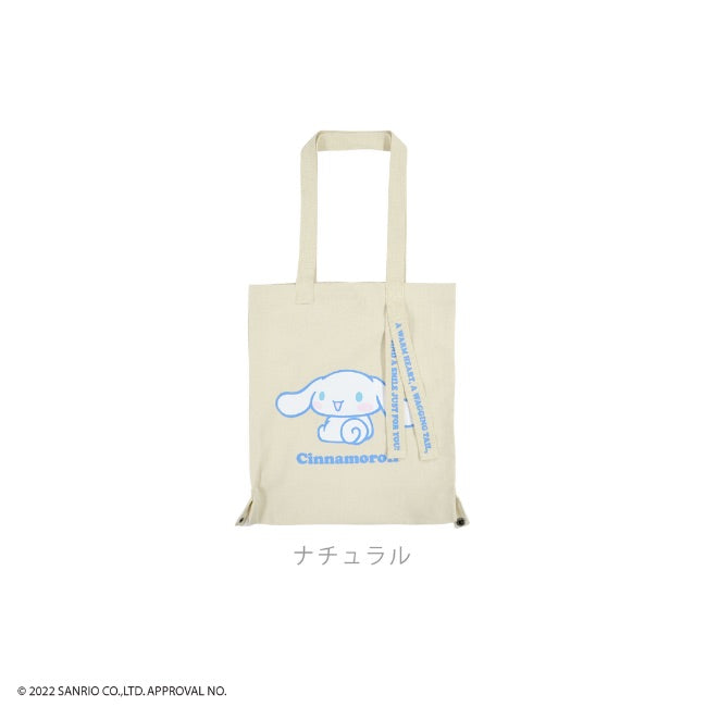 シナモロール トート バケット バッグ 2WAY お買い物袋 エコバッグ グッズ サンリオ キャラクターズ cr-1000