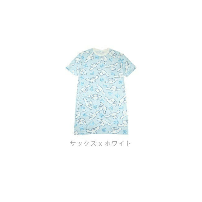 シナモロール BIG Tシャツ 半袖 プリント トップス サンリオ キャラクターズ cr1132-20