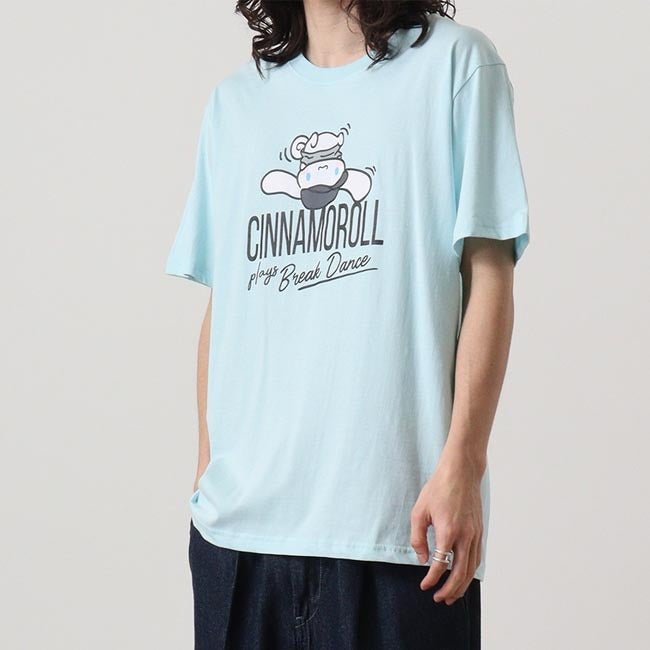 シナモロール Tシャツ 半袖 プリント サンリオ キャラクターズ cr1142-202