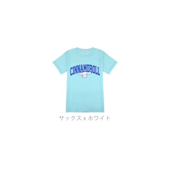 シナモロール Tシャツ 速乾 ドライ 半袖 サンリオ キャラクターズ 夏 メンズ レディース cr1142-315