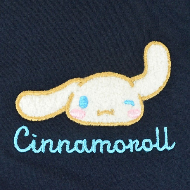 シナモロール Tシャツ 半袖 刺繍 サンリオ キャラクターズ メンズ レディース cr1142-350