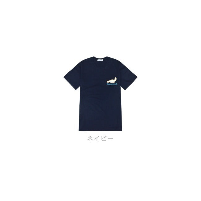 シナモロール Tシャツ 半袖 刺繍 サンリオ キャラクターズ メンズ レディース cr1142-350