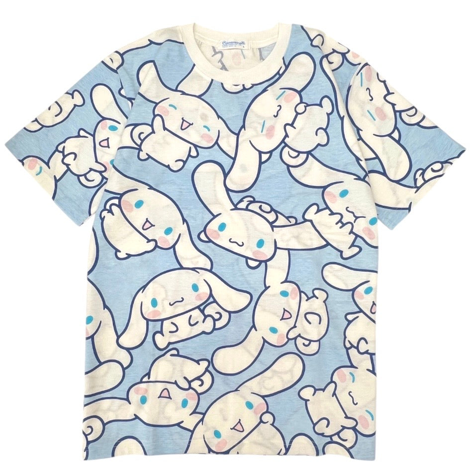 シナモロール 半袖 プリント Tシャツ 天竺 メンズ レディース サンリオ キャラクターズ sanrio cinnamoroll cr1162-50