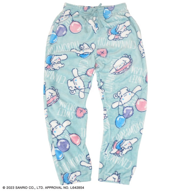 シナモロール サンリオ キャラクターズ トップス ボトムス セット ルームウェア 長袖 パンツ ボア フリース cr1634-586