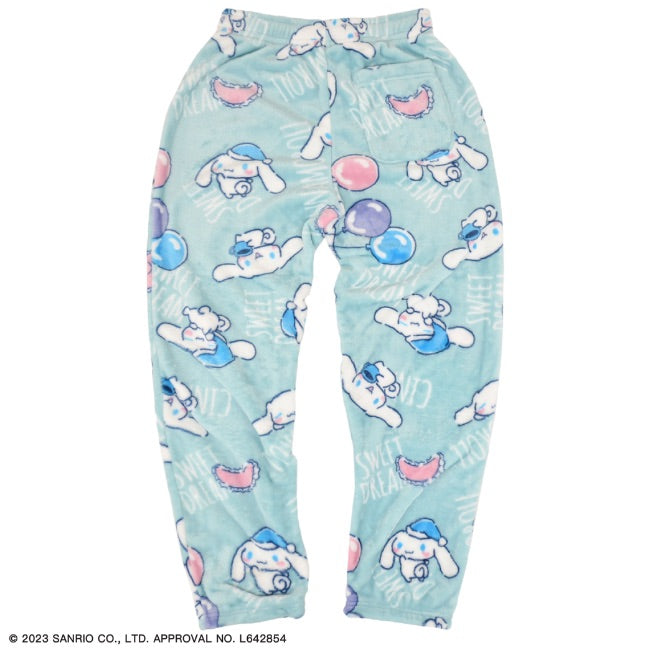 シナモロール サンリオ キャラクターズ トップス ボトムス セット ルームウェア 長袖 パンツ ボア フリース cr1634-586