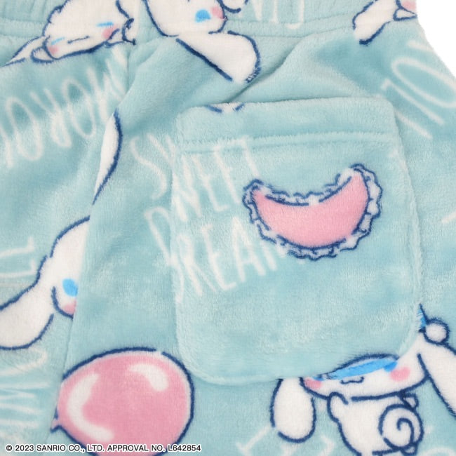 シナモロール サンリオ キャラクターズ トップス ボトムス セット ルームウェア 長袖 パンツ ボア フリース cr1634-586