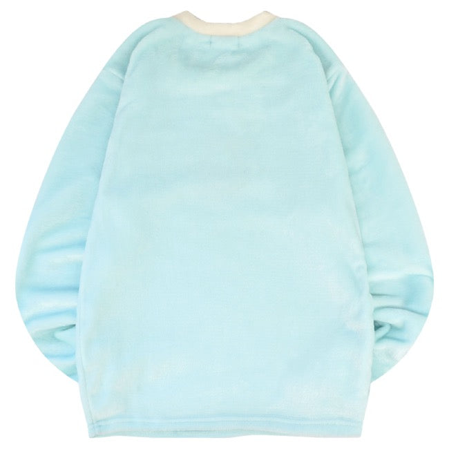 シナモロール トレーナー スウェット パンツ フリース セットアップ ルームウェア 部屋着 パジャマ サンリオ キャラクターズ cr1644-88