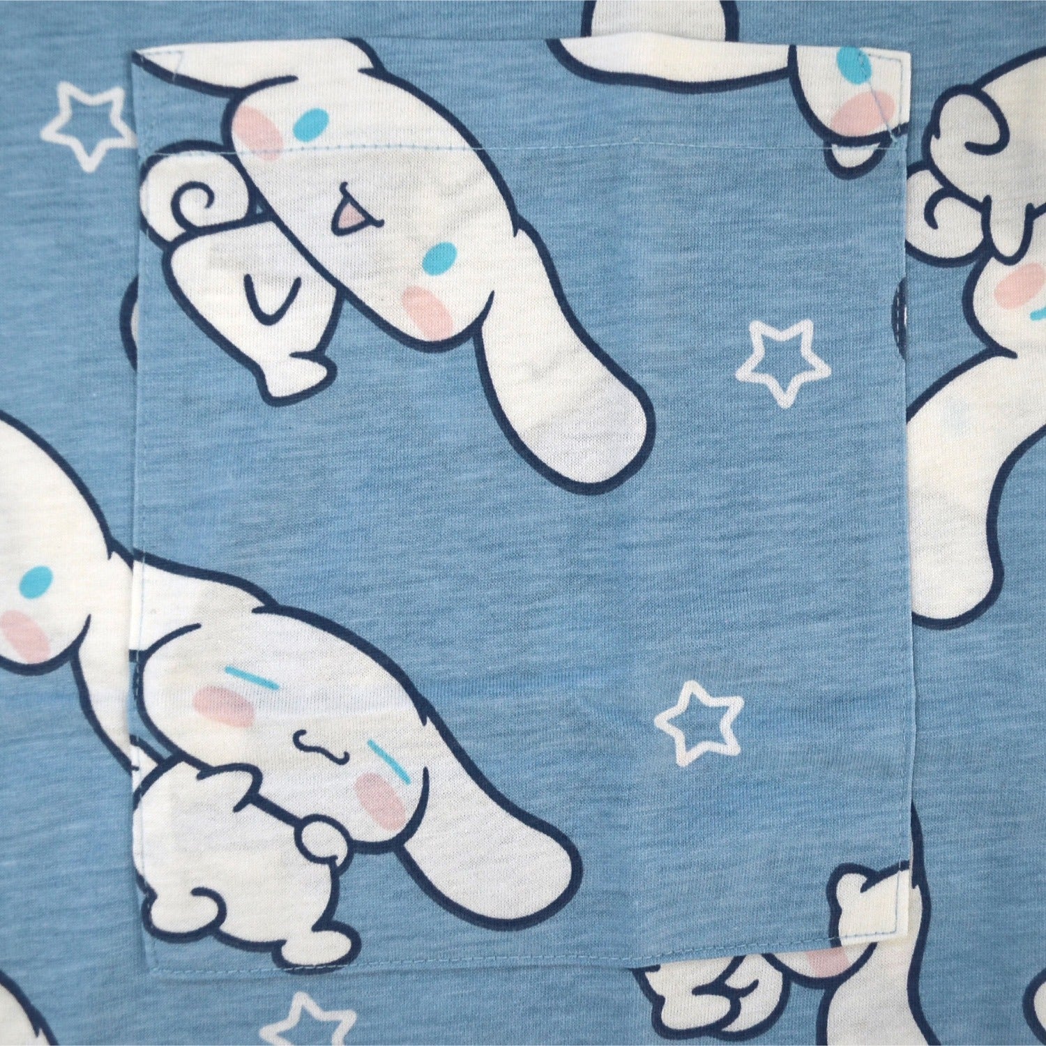 シナモロール Tシャツ ワンピース 半袖 総柄 部屋着 ルームウェア サンリオ キャラクターズ レディース cr1752-251