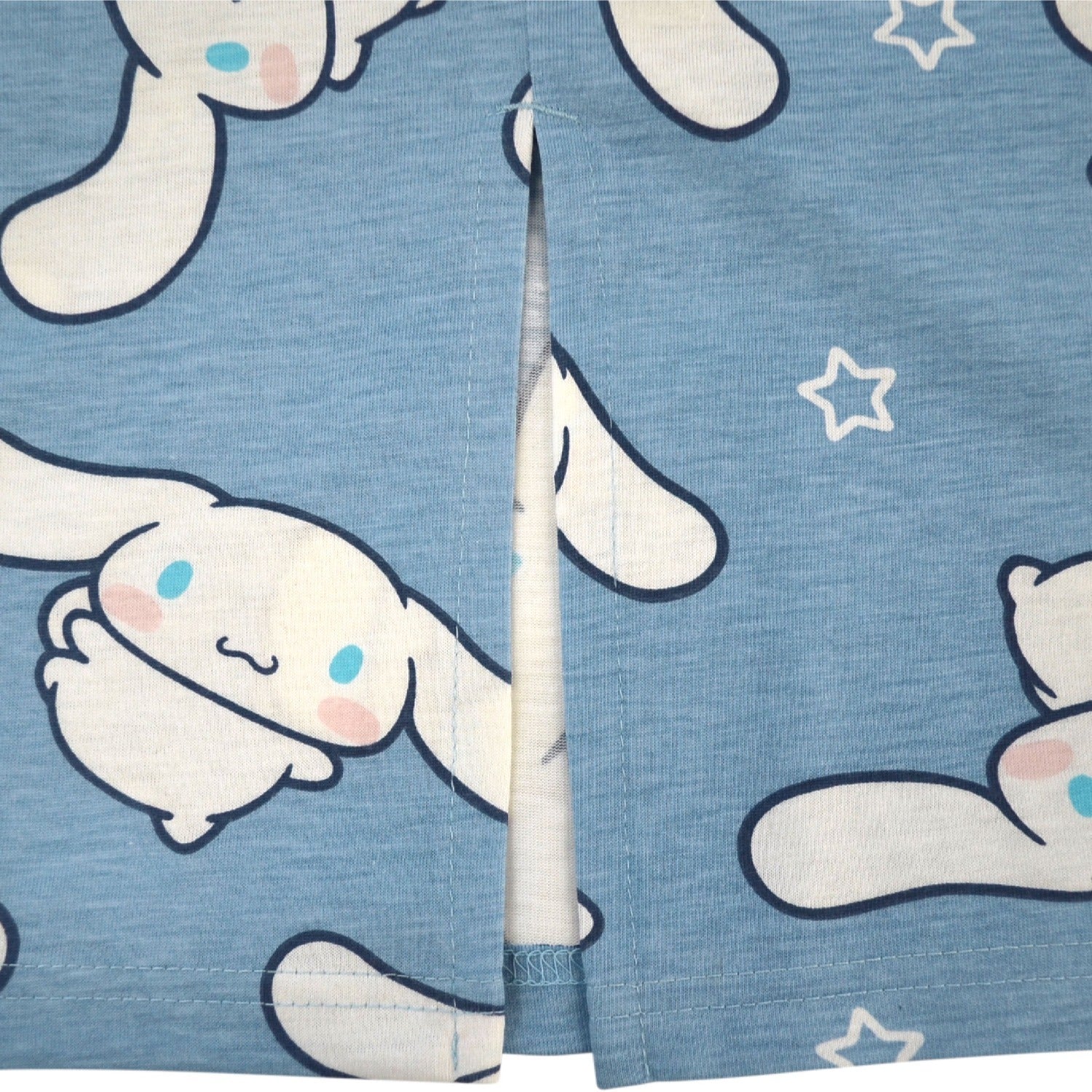 シナモロール Tシャツ ワンピース 半袖 総柄 部屋着 ルームウェア サンリオ キャラクターズ レディース cr1752-251