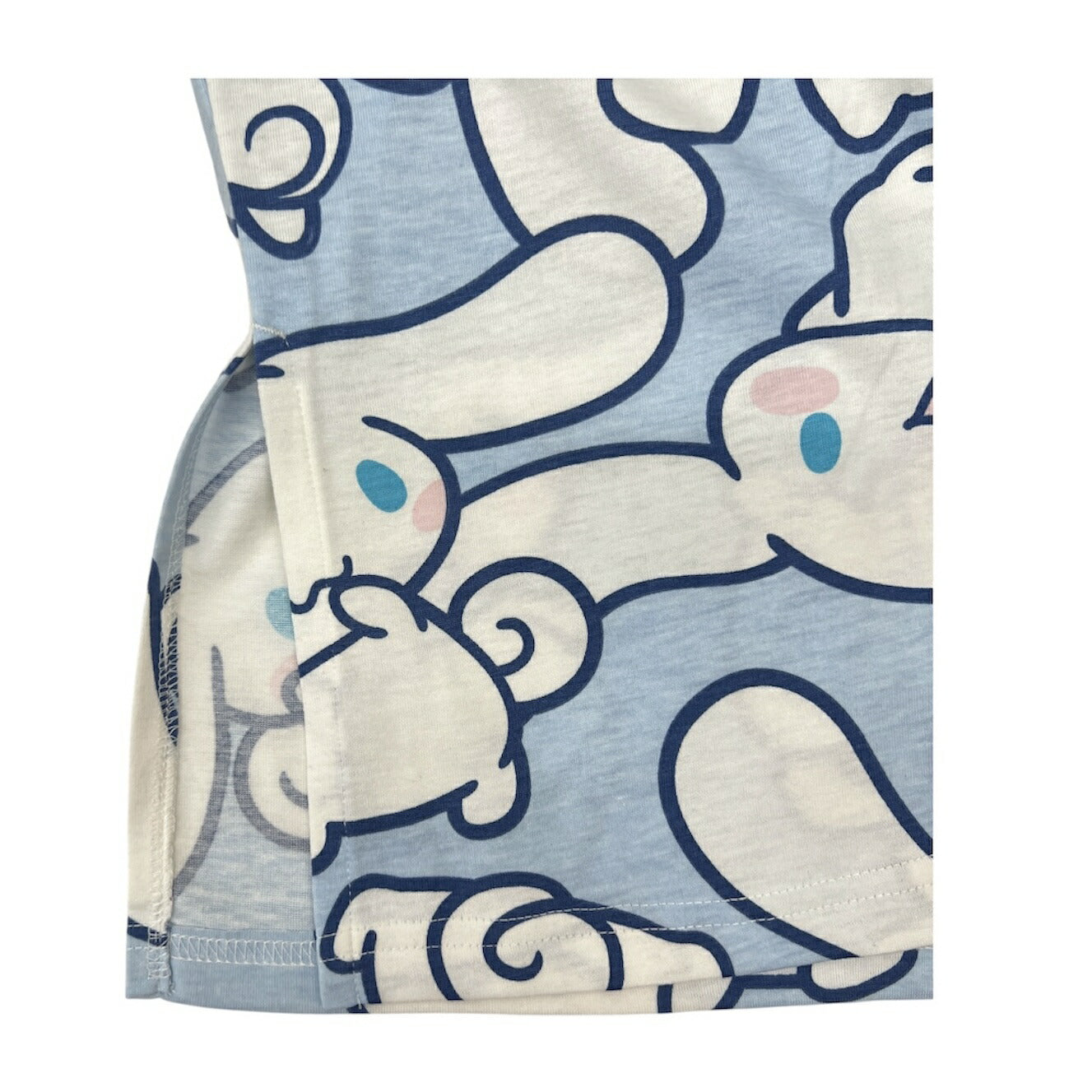 シナモロール 半袖 総柄 プリント スーパーBIG Tシャツ ワンピース 天竺 レディース サンリオ キャラクターズ sanrio cinnamoroll cr1762-57