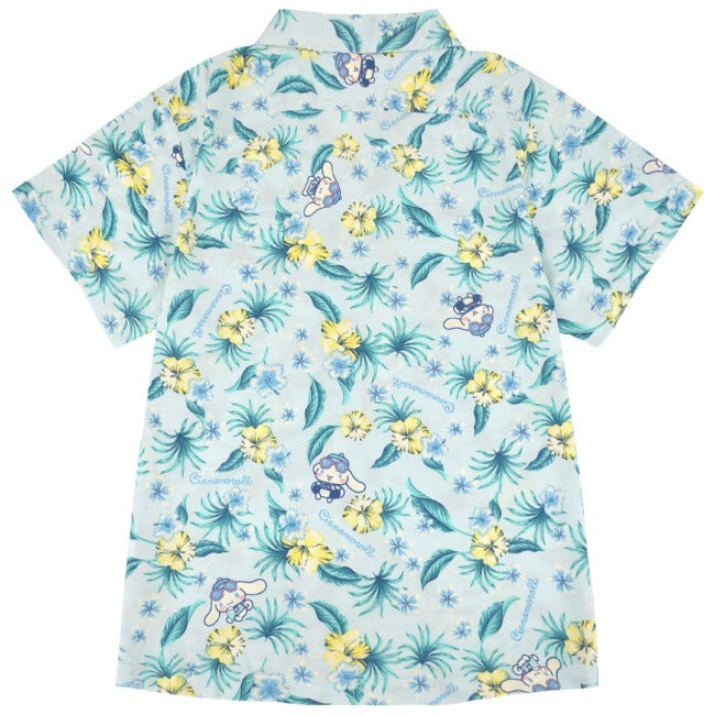 シナモロールアロハ シャツ 半袖 夏 海 総柄 aloha レディース ハワイ サンリオ キャラクターズ cr2542-216