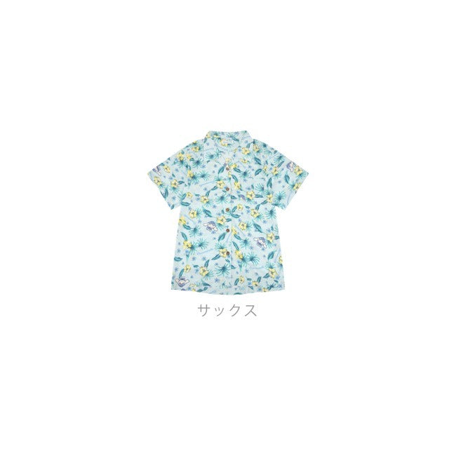 シナモロールアロハ シャツ 半袖 夏 海 総柄 aloha レディース ハワイ サンリオ キャラクターズ cr2542-216