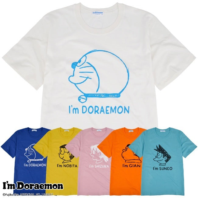 アイム ドラえもん プリント フェイス Tシャツ 半袖 春夏 I'm Doraemon dr1132-419